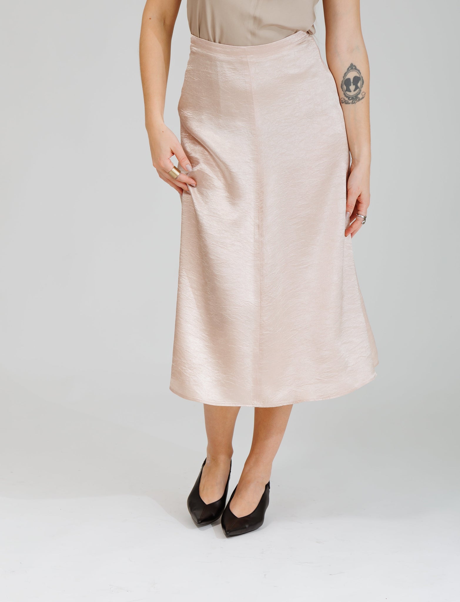 NATI SKIRT IN SOFT BLUSH - interlue