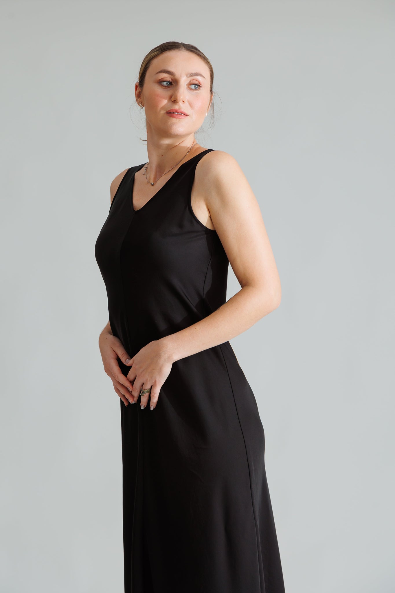 NIXIE DRESS IN BLACKOUT - interlue