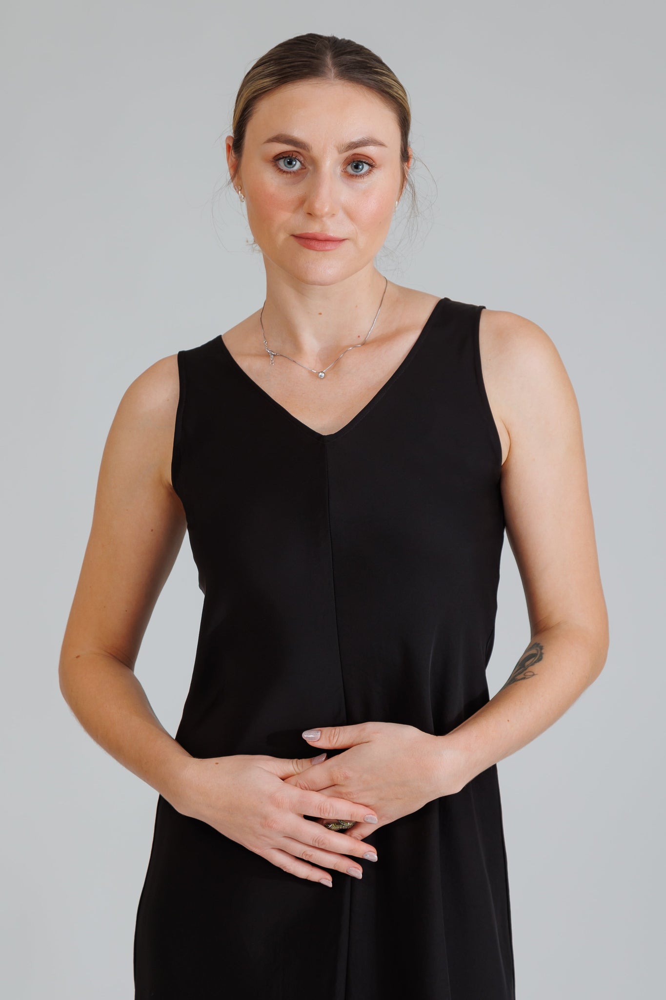 NIXIE DRESS IN BLACKOUT - interlue