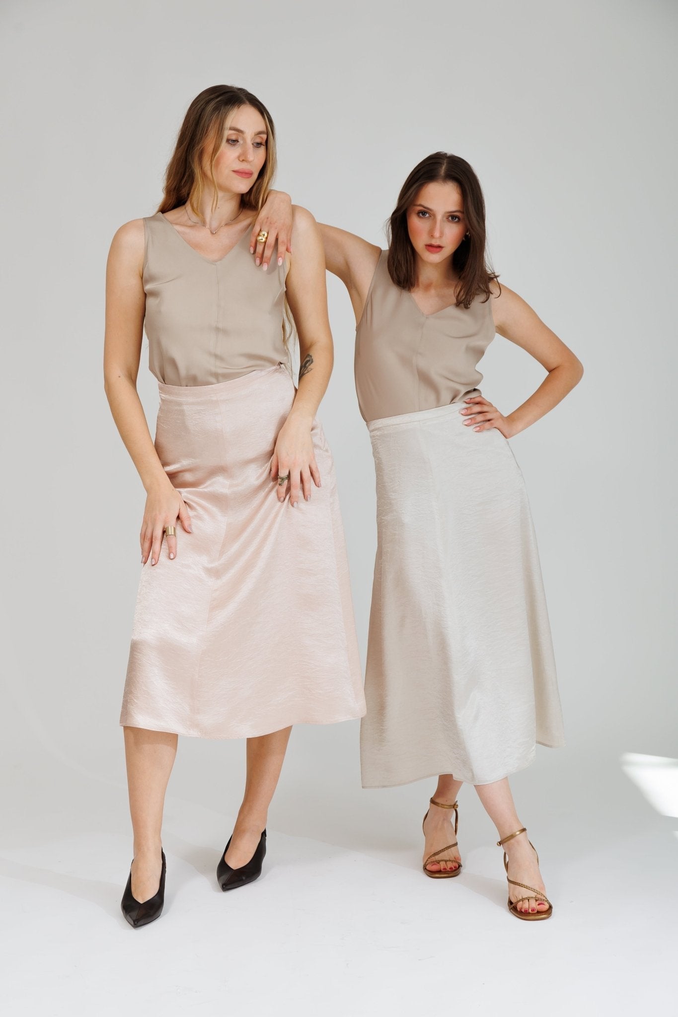 NIXIE TOP IN ICY LATTE - interlue