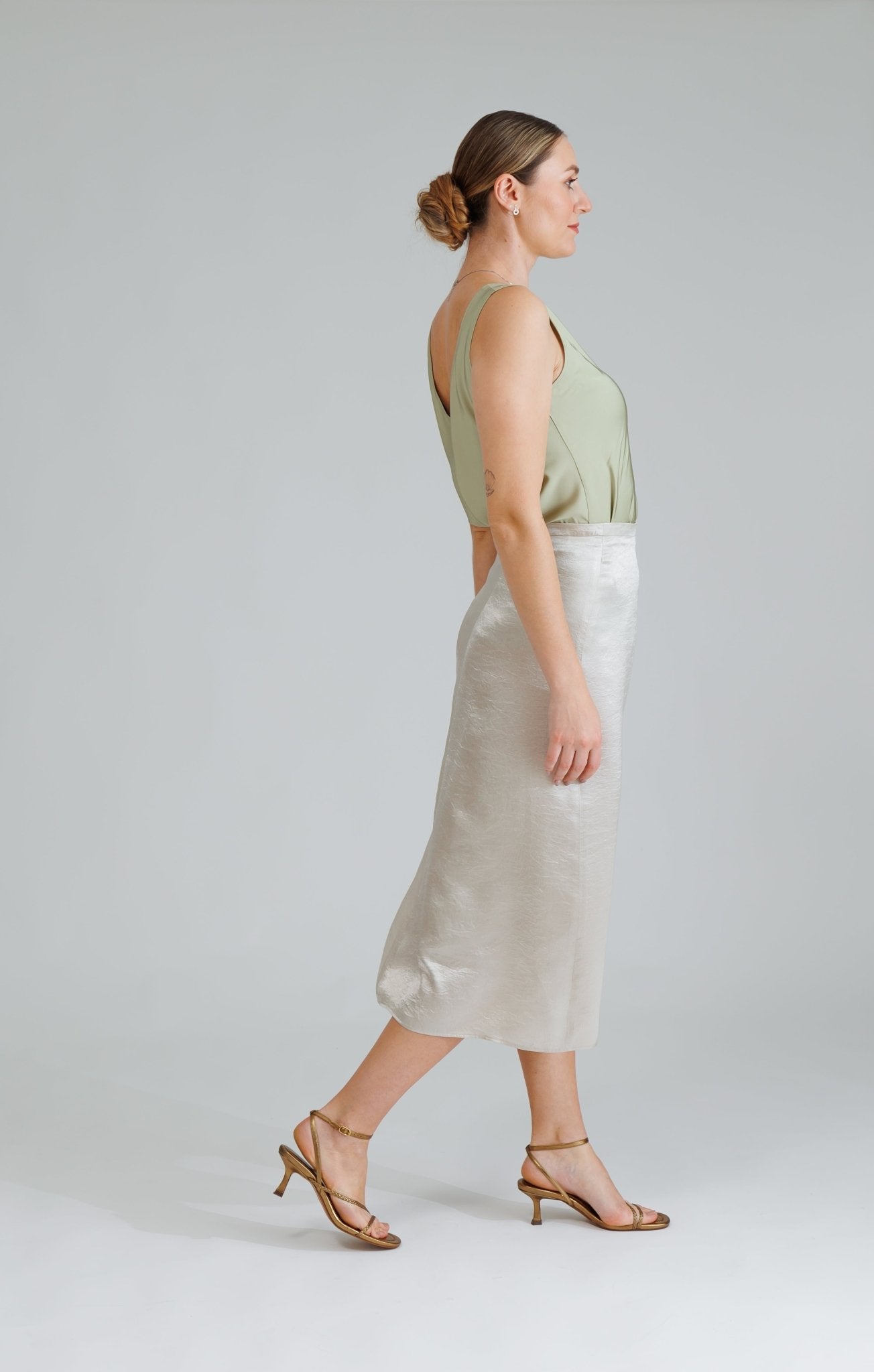 NIXIE TOP IN MINT WHISPER - interlue